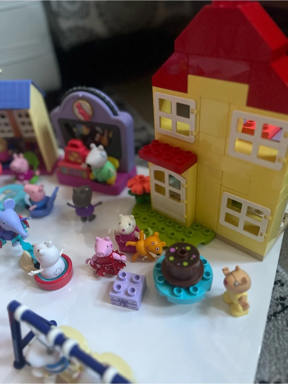 Peppa Pig Playset Figures & Accessories - Pink, Blue, Red, Purple